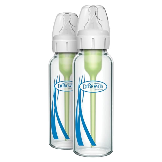 Anti-Colic Glass Baby Bottle