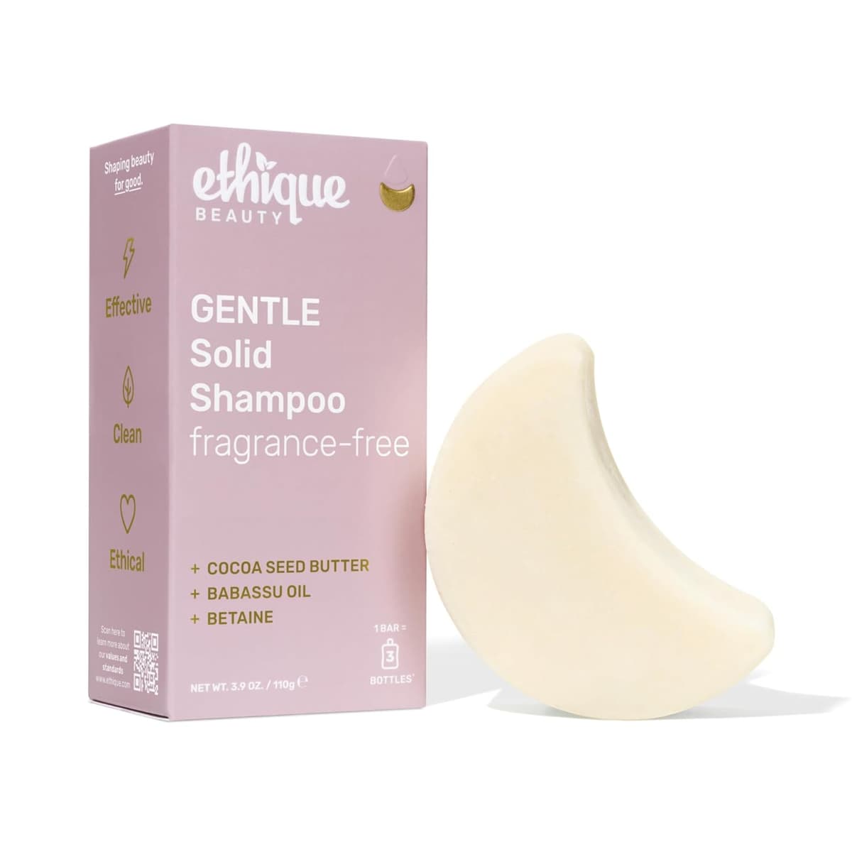 Gentle Unscented Shampoo Bar