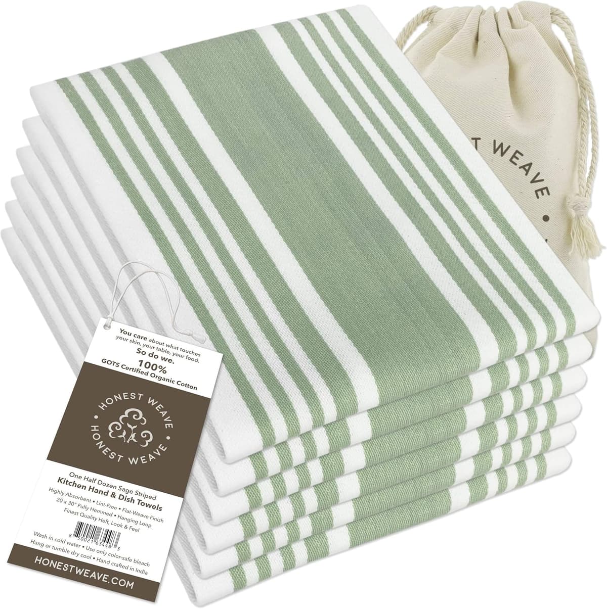 Organic Cotton Kitchen Towels