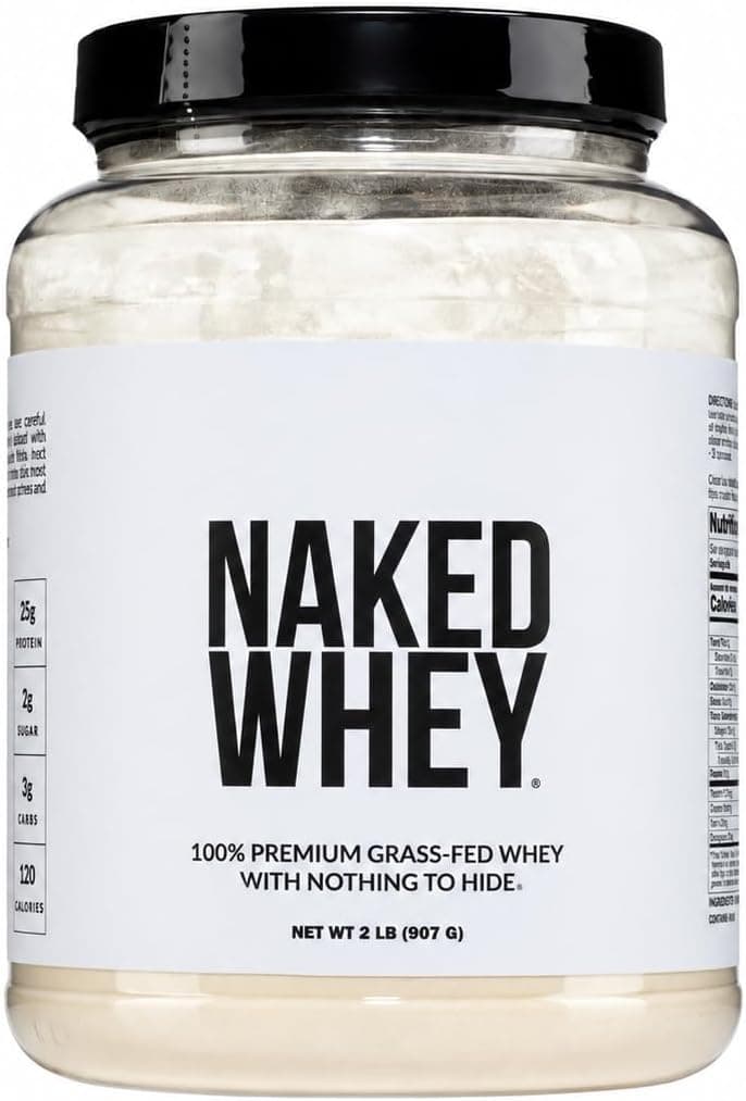 100% Grass-Fed Whey Protein Powder, Unflavored