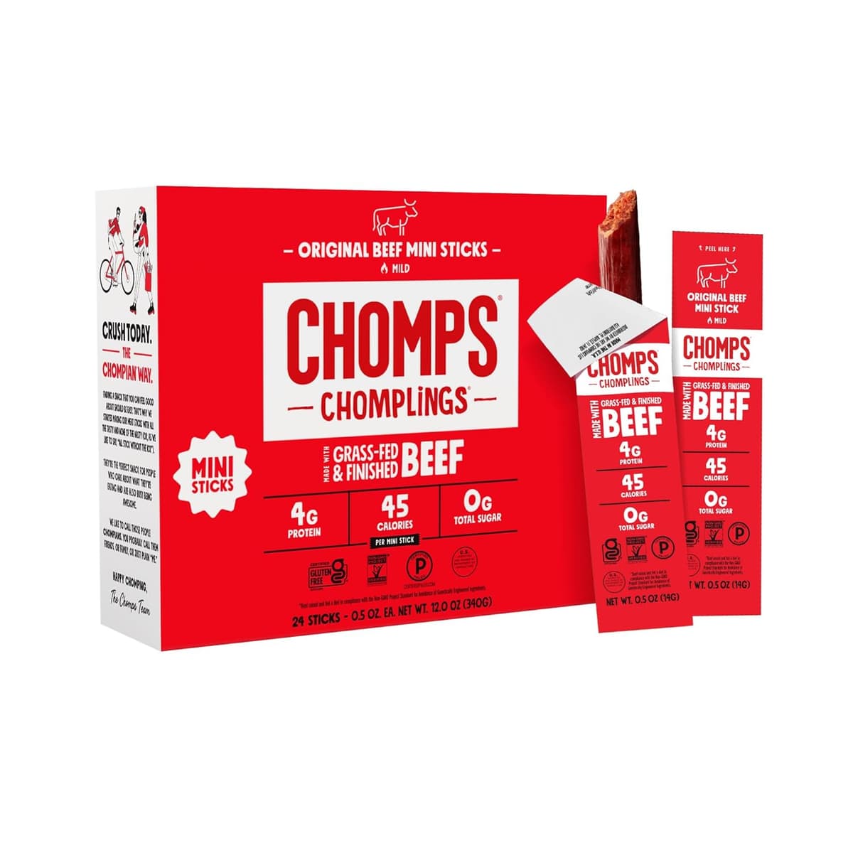 Grass-Fed Beef Jerky Sticks