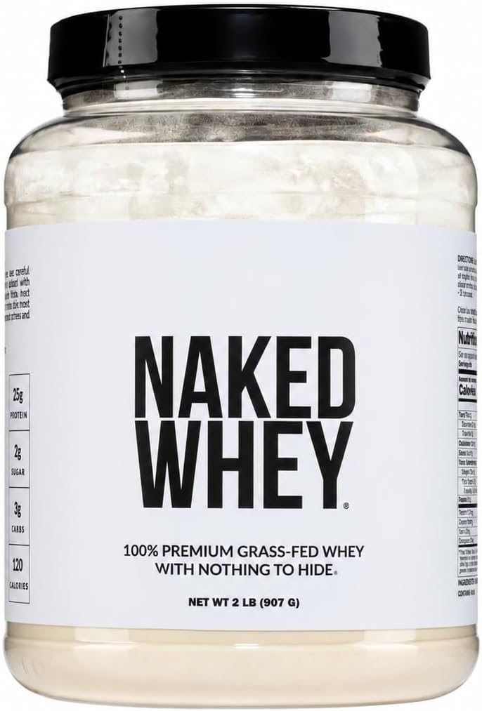 100% Grass-Fed Whey Protein Powder, Unflavored